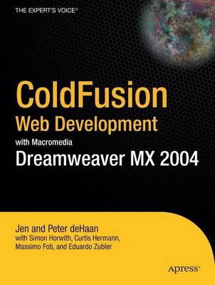 Book cover for ColdFusion Web Development with Macromedia Dreamweaver MX 2004