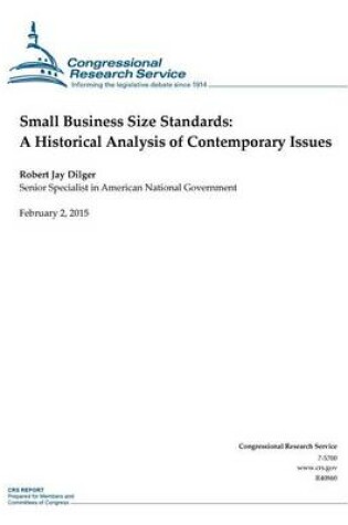 Cover of Small Business Size Standards