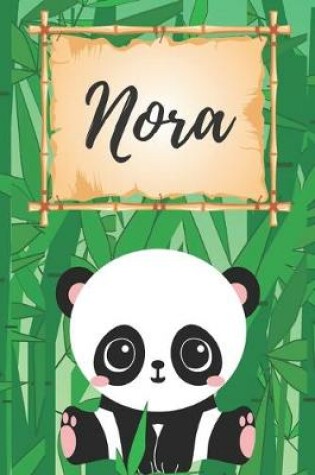 Cover of personalisiertes Notizbuch Panda / Malbuch / Kritzelbuch / Tagebuch / Journal / Notizheft / DIN A5 / Geschenke Nora