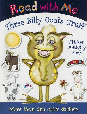 Book cover for Read With Me Sticker Book Three Billy Goats Gruff