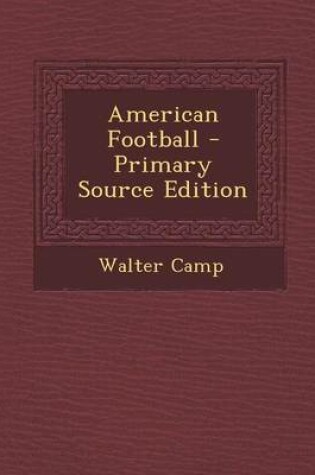 Cover of American Football