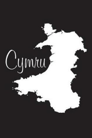 Cover of Cymru - Black 101 - Lined Notebook with Margins - 5X8