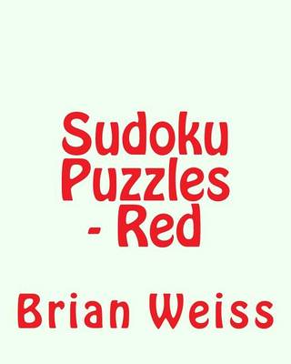 Book cover for Sudoku Puzzles - Red