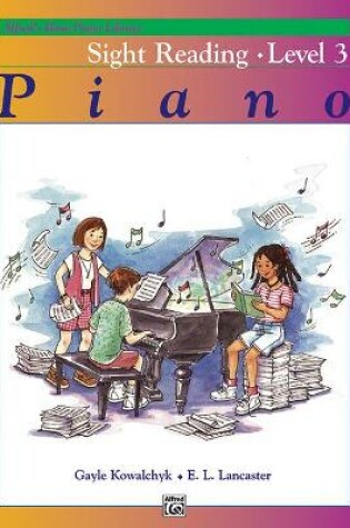 Cover of Alfred's Basic Piano Library Sight Reading, Bk 3