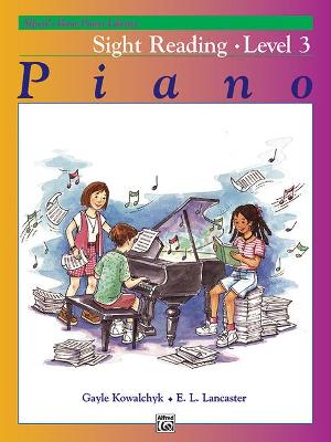 Book cover for Alfred's Basic Piano Library Sight Reading, Bk 3