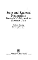 Book cover for State and Regional Nationalism