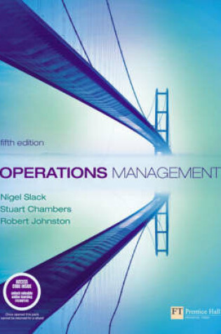 Cover of Operations Management with Companion Website with GradeTracker Instructor Access Card