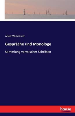 Book cover for Gespräche und Monologe