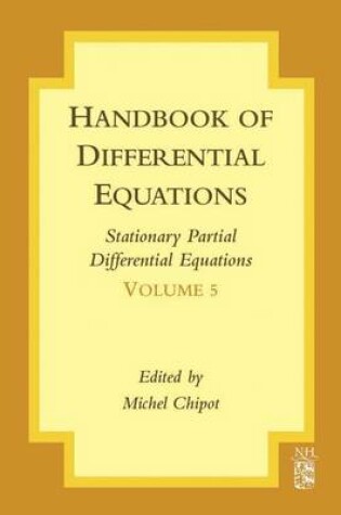 Cover of Handbook of Differential Equations