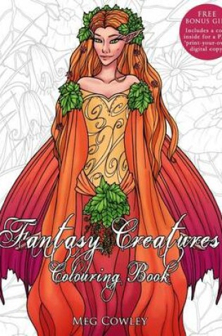 Cover of Fantasy Creatures Colouring Book