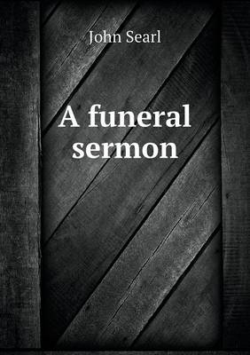 Book cover for A funeral sermon