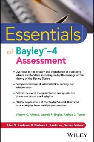 Cover of Essentials of Bayley-4 Assessment