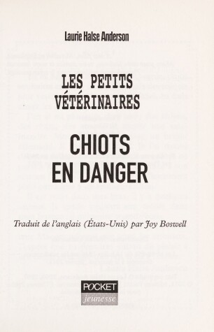 Book cover for Les Petits Veterinaires 1/Chiots En Danger