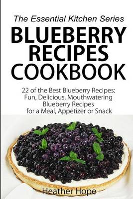 Book cover for Blueberry Recipes Cookbook