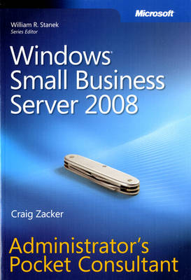 Book cover for Windows Small Business Server 2008 Administrator's Pocket Consultant