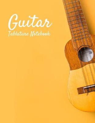 Book cover for MUSIC PAPER NoteBook - Guitar Chord, Standard Staff & Tablature