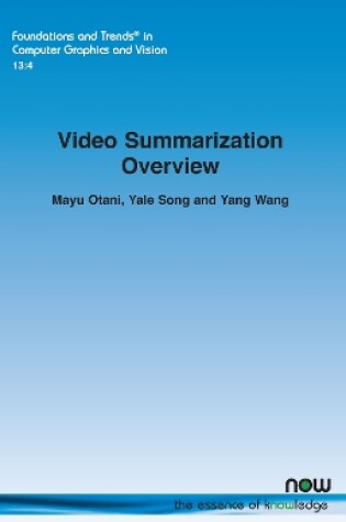 Cover of Video Summarization Overview