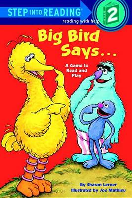 Book cover for Big Bird Says... (Sesame Street)