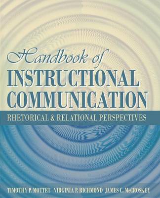 Book cover for Handbook of Instructional Communication