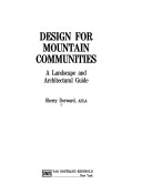 Cover of Design for Mountain Communities