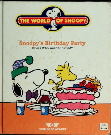 Book cover for Snoopy's Birthday Party