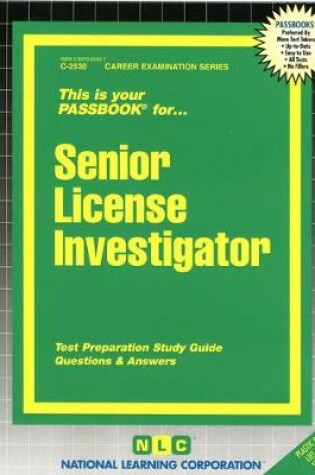 Cover of Senior License Investigator