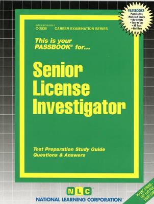 Book cover for Senior License Investigator