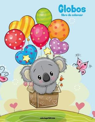 Cover of Globos libro para colorear 1