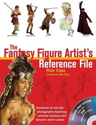 Book cover for The Fantasy Figure Artist's Reference File with CD-ROM