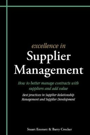 Cover of Excellence in Supplier Management