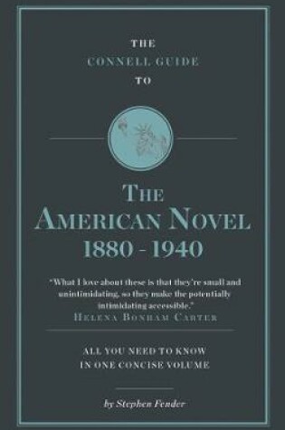 Cover of The Connell Guide to The American Novel 1880-1940