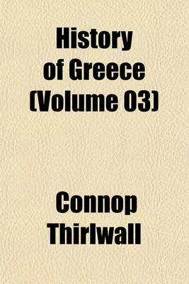 Book cover for History of Greece (Volume 03)