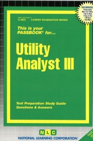 Cover of Utility Analyst III