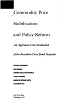 Book cover for Commodity Price Stabilization and Policy Reform