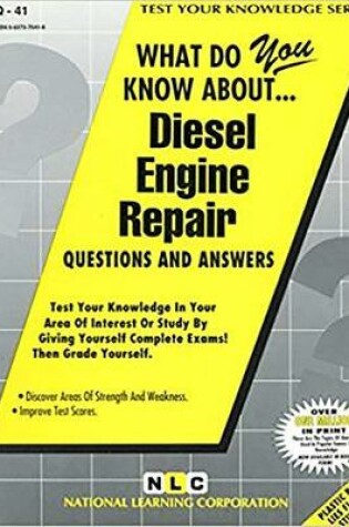 Cover of DIESEL ENGINE REPAIR