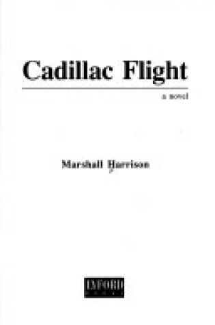 Cover of Cadillac Flight