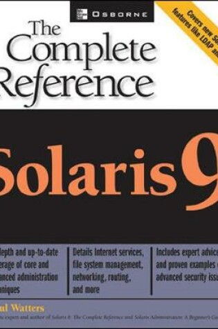 Cover of Solaris 9: The Complete Reference