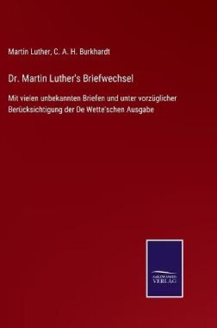 Cover of Dr. Martin Luther's Briefwechsel
