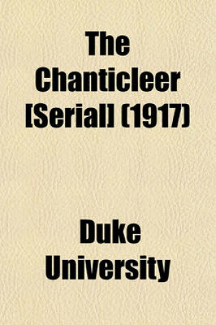 Cover of The Chanticleer [Serial] (1917)