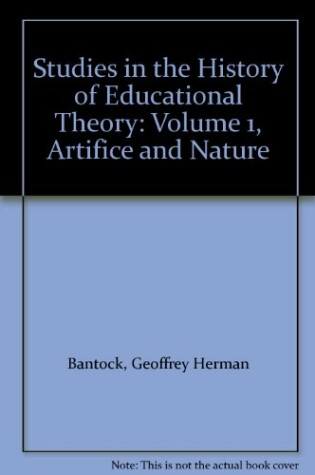 Cover of Studies in the History of Educational Theory