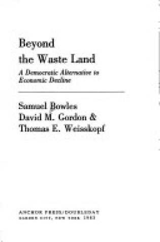 Cover of Beyond the Waste Land