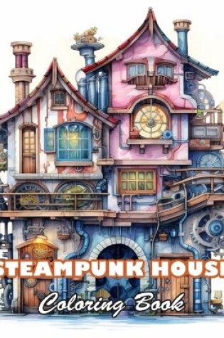 Cover of Steampunk House Coloring Book