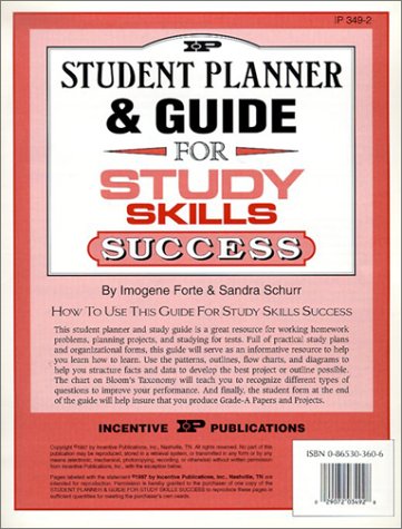 Book cover for Student Planner & Guide for Study Skills Success