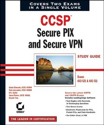 Book cover for Ccspsmall /Small: Secure Pix and Secure VPN Study Guide