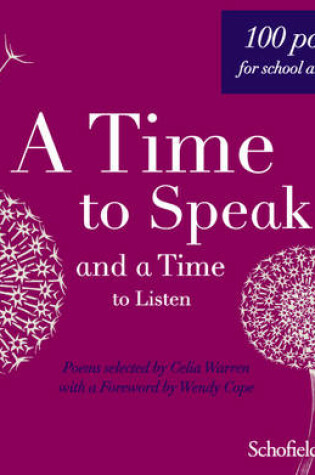Cover of A Time to Speak and a Time to Listen