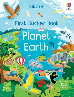 Book cover for First Sticker Book Planet Earth