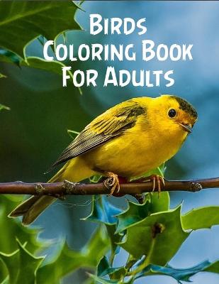 Book cover for Birds Coloring Book for Adults