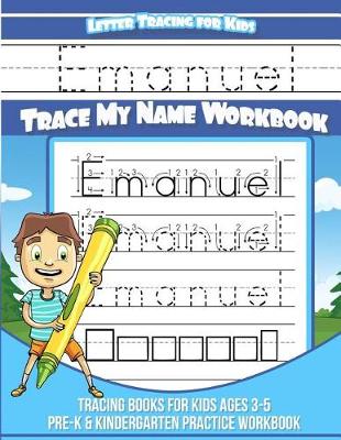 Book cover for Emanuel Letter Tracing for Kids Trace my Name Workbook