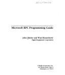 Book cover for Microsoft RPC Programming Guide