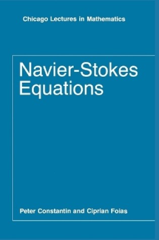 Cover of Navier-Stokes Equations